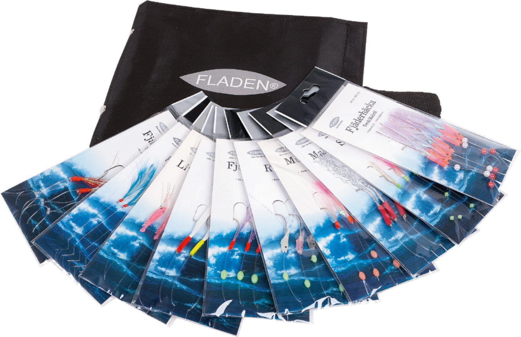 FLADEN Rig Wallet with 10 Sea Fishing Rigs