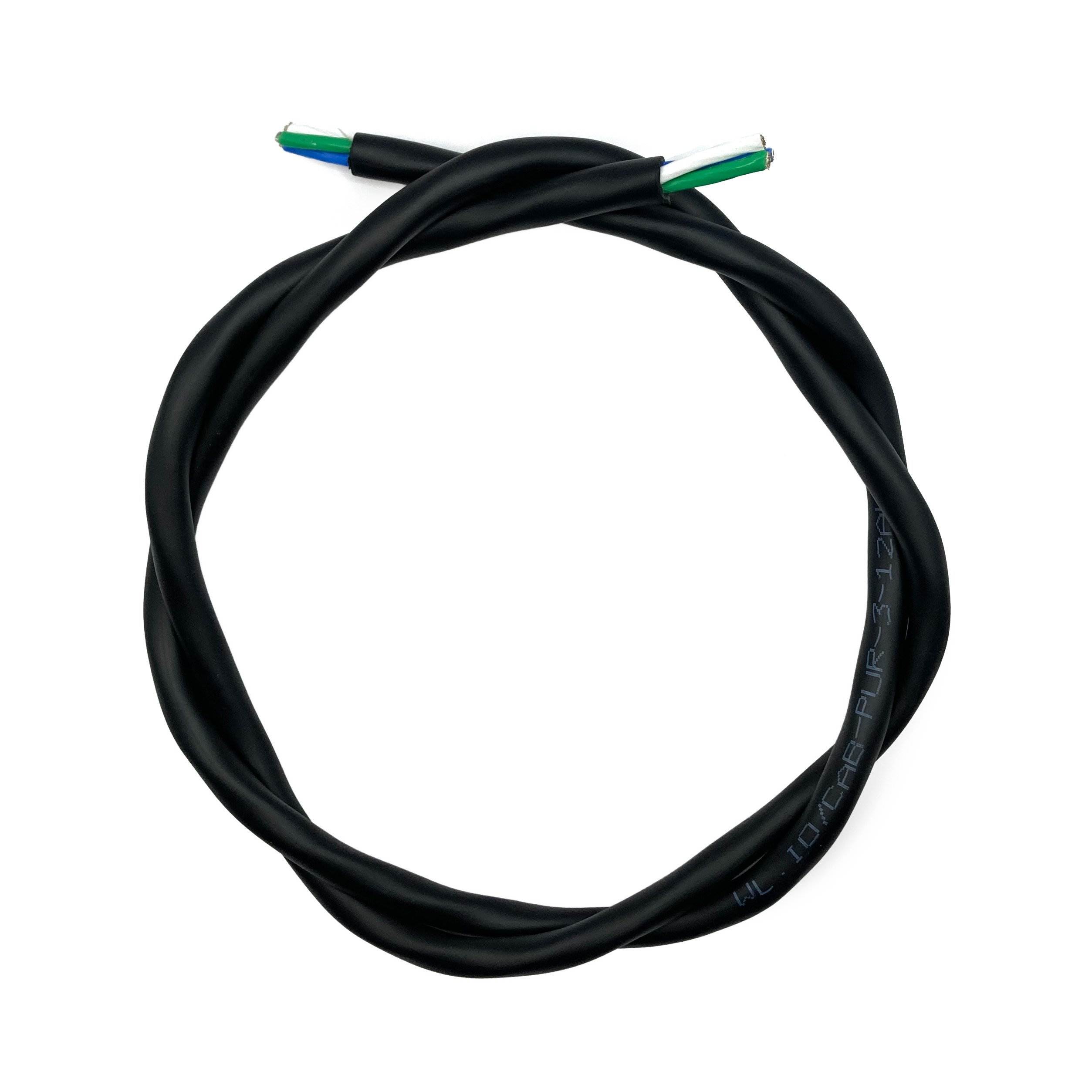 High-Temperature PUR Subsea Cable(by the meter)  - T500 (3 conductors, 12 AWG)