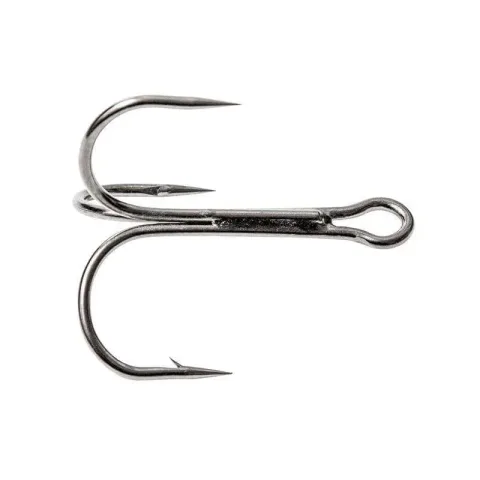 Maxximus black nickel treble hooks