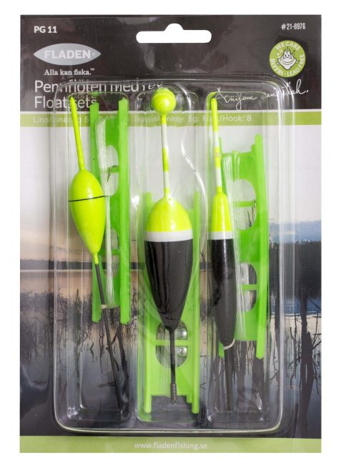 FLADEN Set of Junior Float Kits with Line and Winder