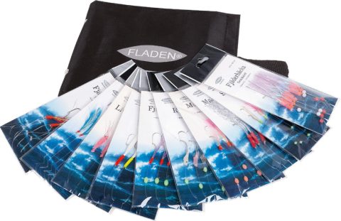 FLADEN Rig Wallet with 10 Sea Fishing Rigs