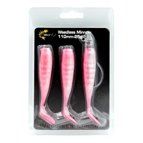 WSB WEEDLESS MINNOW - PINK PEARL 110MM/25G