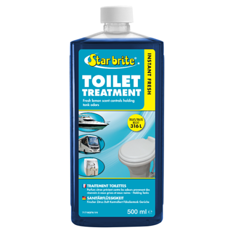 Instant fresh toilet treatment