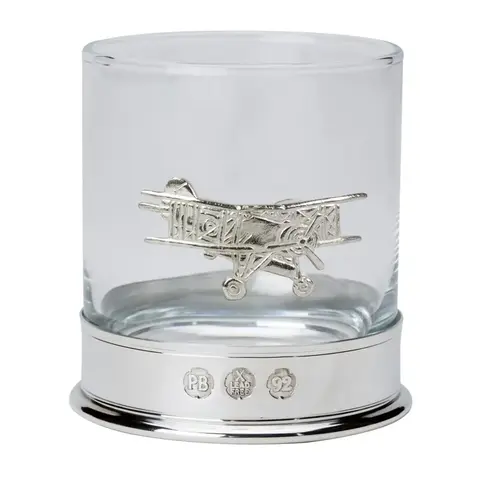 Whisky Tumbler - pewter mounted
