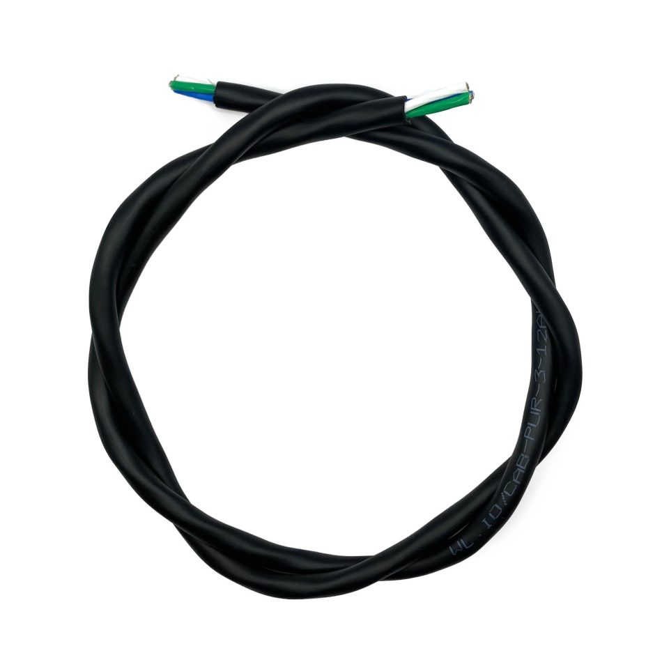 High-Temperature PUR Subsea Cable(by the meter)  - T500 (3 conductors, 12 AWG)