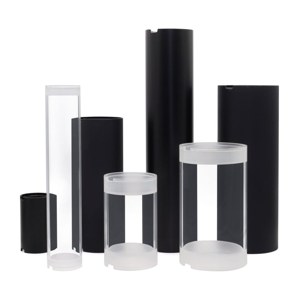 Watertight Enclosure Tubes - 50 mm (2") Cast Acrylic Plastic