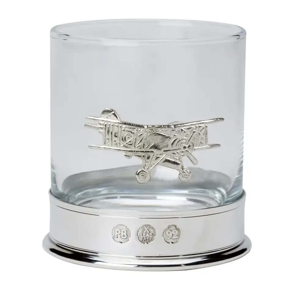 Whisky Tumbler - pewter mounted