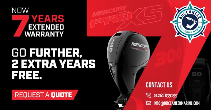 GO FURTHER - Now 7 Years extended warranty on Mercury Outboards