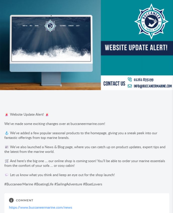 Website UPDATE - Webshop now LIVE