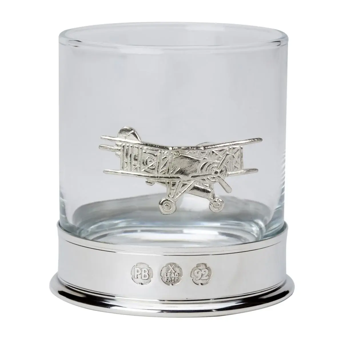 Whisky Tumbler - pewter mounted