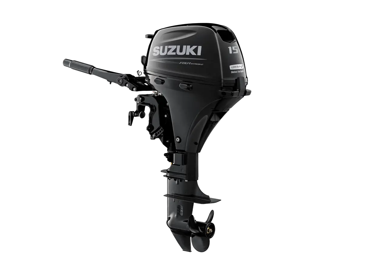 Suzuki DF15ATL in stock at significant saving over list price
